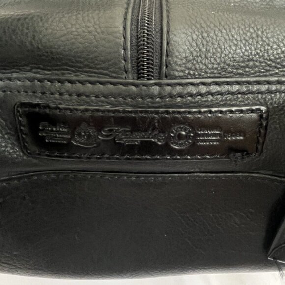 Fossil Classic Rucksack Backpack Black Leather Satchel Messenger Bag Purse Key - Picture 15 of 16